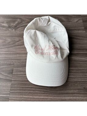 White "Good Hair Underneath" Embroidered Baseball Hat Cap